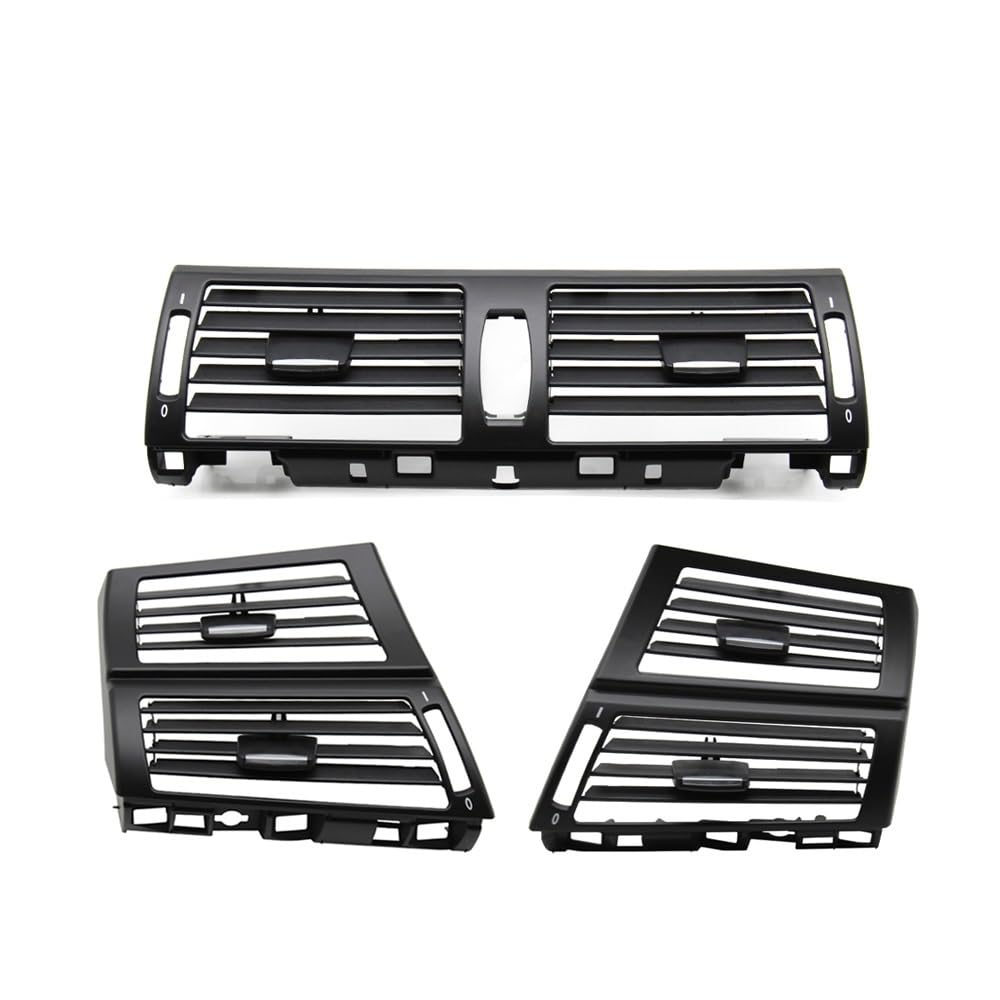 CQRBNE AC Lüftungsgitter Für X5 X6 E70 E71 E72 2007-2013 LHD RHD Klimaanlage AC Vent Outlet Abdeckung 6422 6954 954 6422 9227 768 Auto Lüftungsgitter(Front 3pieces Set) von CQRBNE