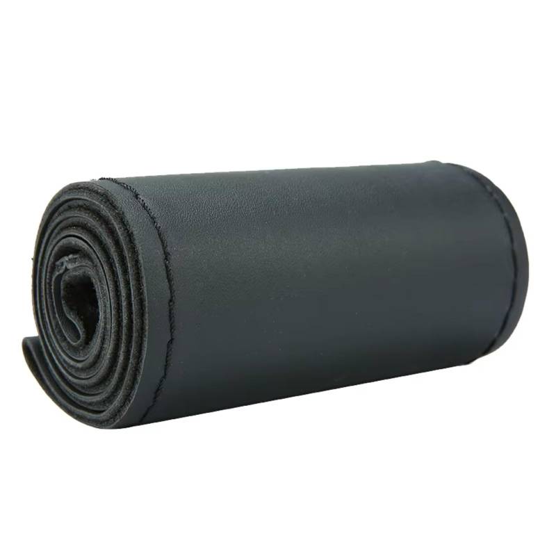 Lenkradhüllen DIY Extra Große Auto-Lenkrad-Geflechtabdeckung 42CM 45CM 47CM 50CM Mikrofaser-Leder Weiches Rutschfestes Auto-Innenzubehör Lenkradbezüge(42CM-Black Thread) von CQRBNE