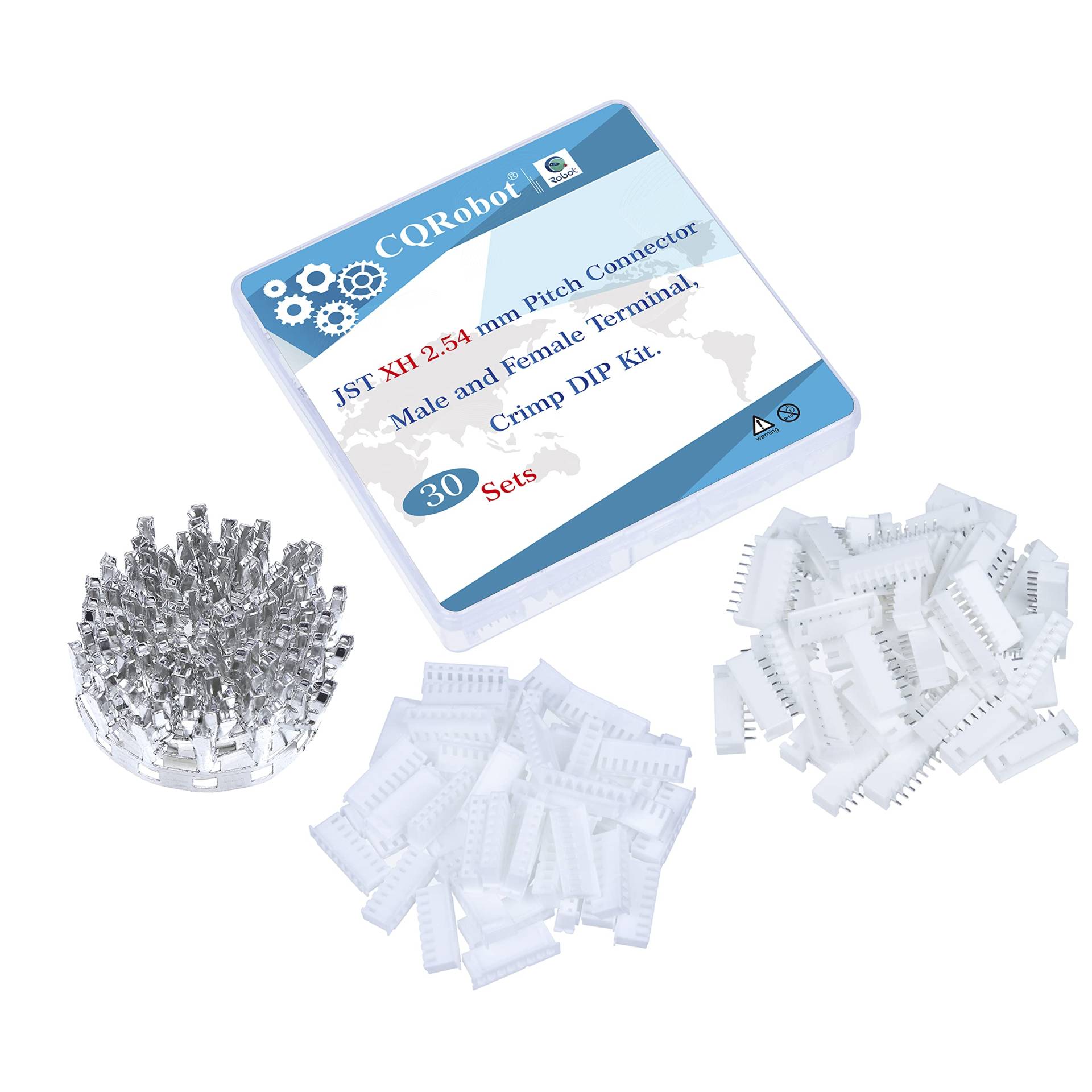 CQRobot JST XH 2,54 mm Tonhöhe 8-Polige Elektronischer Steckverbinder IC Männlich Stecker, Weiblich Buchsengehäuse und T-Crimp-Klemme. 30 Sätze / 300 Teile Kabel-Platine-Adapterkabelbaugruppe. CQRobot JST XH 2,54 mm Tonhöhe 8-Polige Elektronischer Steckverbinder IC Männlich Stecker, Weiblich Buchsengehäuse und T-Crimp-Klemme. 30 Sätze / 300 Teile Kabel-Platine-Adapterkabelbaugruppe. von CQRobot