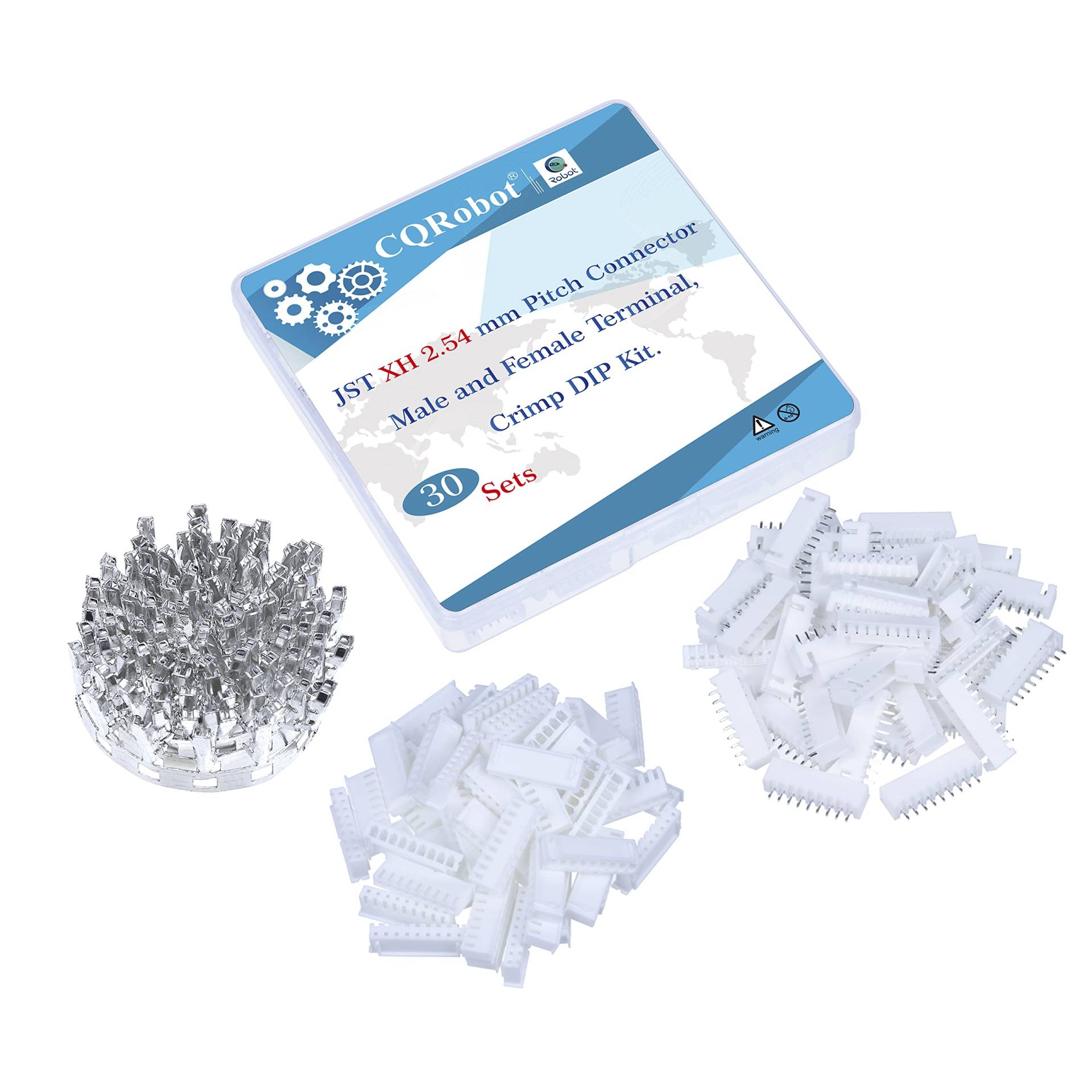 CQRobot JST XH 2,54 mm Tonhöhe 9-Polige Elektronischer Steckverbinder IC Männlich Stecker, Weiblich Buchsengehäuse und T-Crimp-Klemme. 30 Sätze / 330 Teile Kabel-Platine-Adapterkabelbaugruppe. CQRobot JST XH 2,54 mm Tonhöhe 9-Polige Elektronischer Steckverbinder IC Männlich Stecker, Weiblich Buchsengehäuse und T-Crimp-Klemme. 30 Sätze / 330 Teile Kabel-Platine-Adapterkabelbaugruppe. von CQRobot