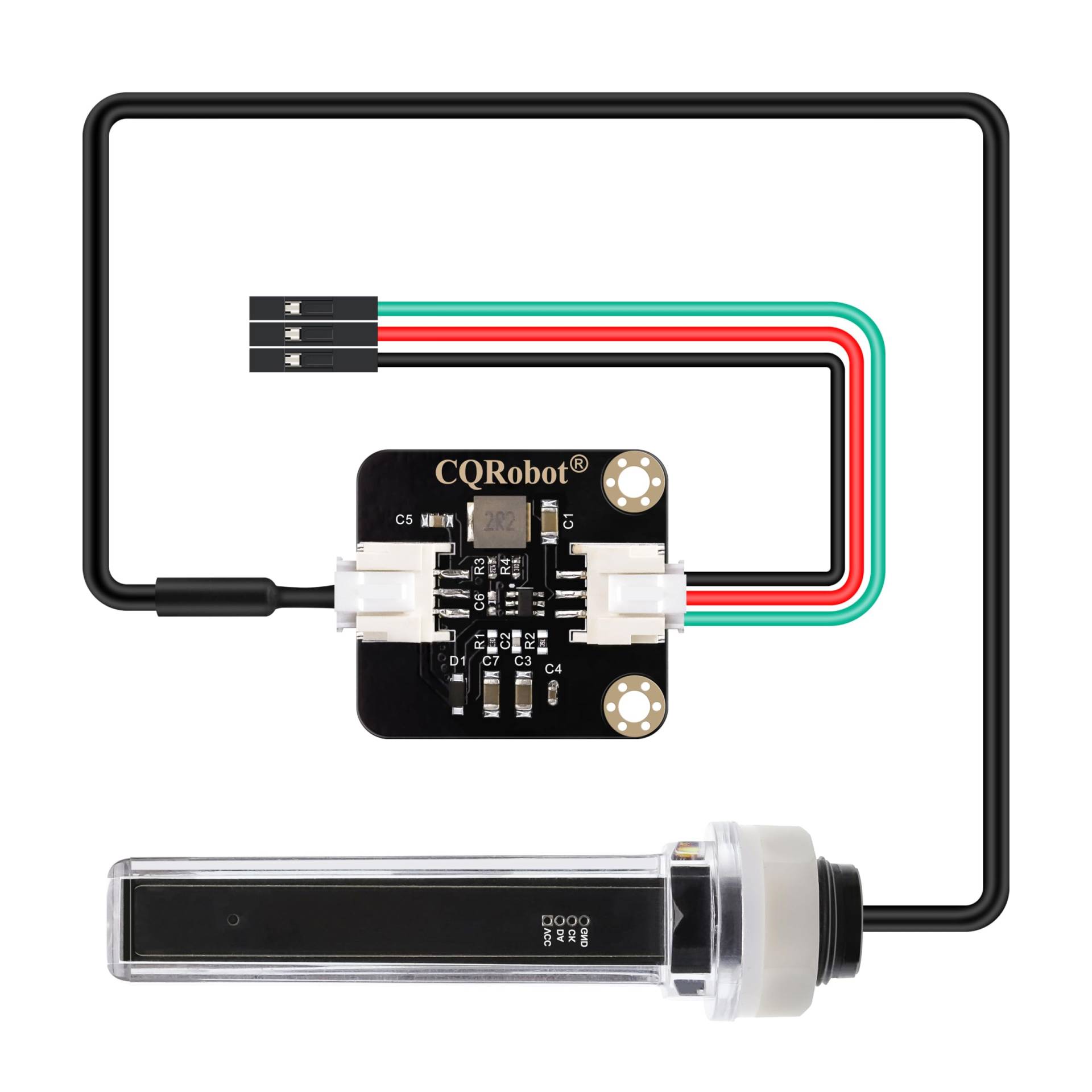 CQRobot Kontakt-Mehrpunkt-Fotoelektrischer Flüssigkeitsstandsensor Kompatibel mit Arduino/Raspberry Pi. für Automatische Bewässerungssysteme, Aquarien, Pflanzen, Gärten, Landwirtschaft usw. CQRobot Kontakt-Mehrpunkt-Fotoelektrischer Flüssigkeitsstandsensor Kompatibel mit Arduino/Raspberry Pi. für Automatische Bewässerungssysteme, Aquarien, Pflanzen, Gärten, Landwirtschaft usw. von CQRobot