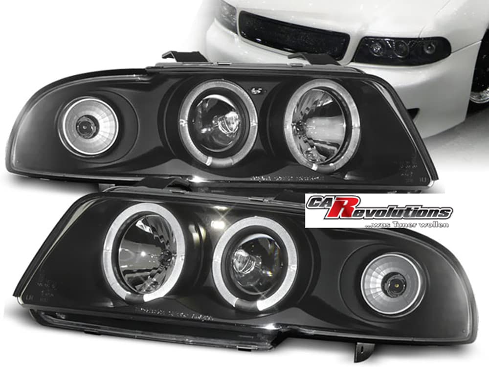 Angel Eyes Scheinwerfer in schwarz für Audi A4 B5 95-98 Angel Eyes Scheinwerfer in schwarz für Audi A4 B5 95-98 von CR-Lights