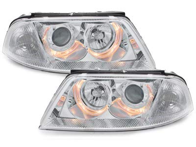 CR-Lights Angel Eyes Scheinwerfer für VW Passat 3BG chrom von CR-Lights