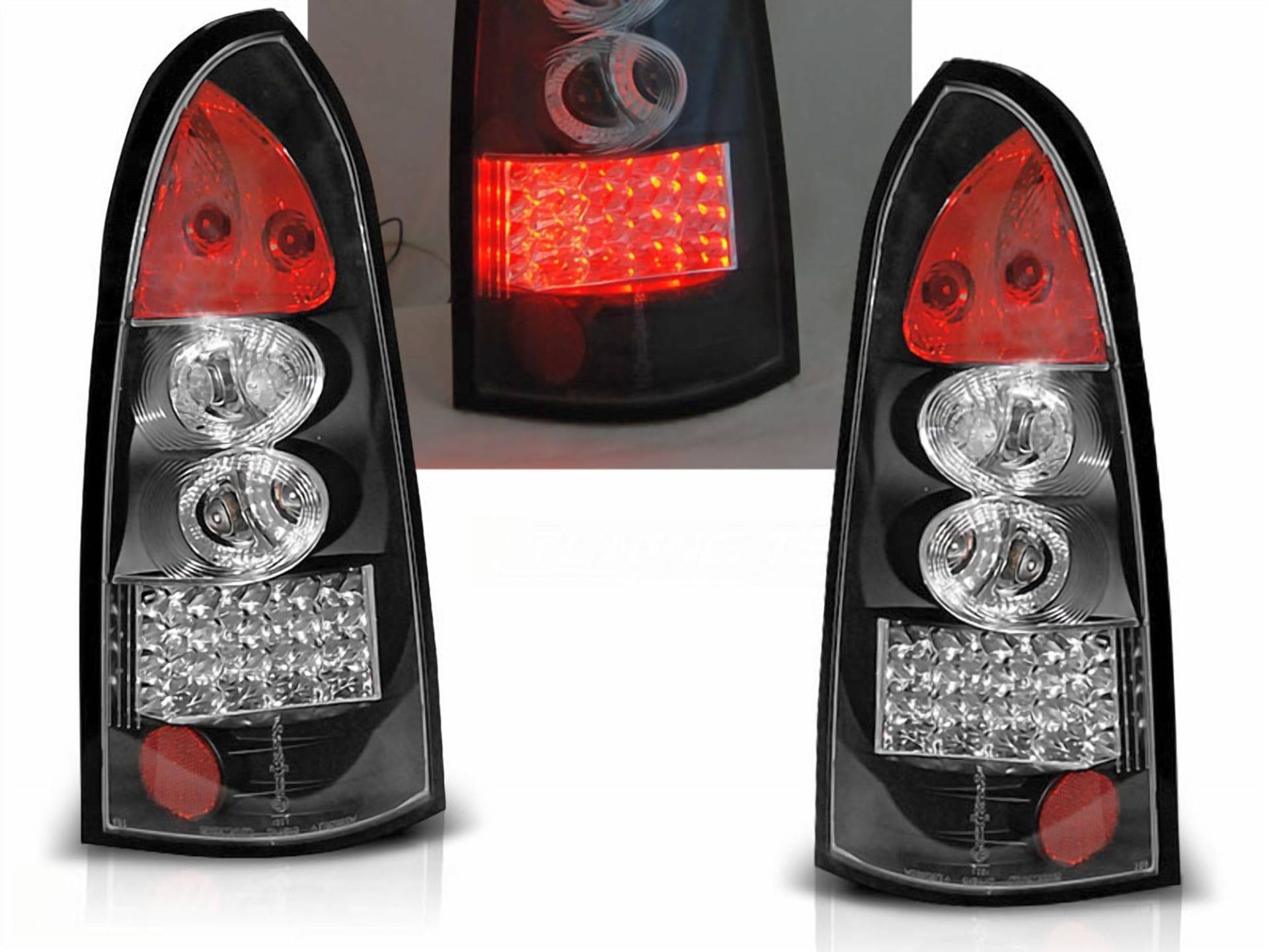 CR-Lights LED Rückleuchten Set für Opel Astra G Kombi schwarz 09.1997-02.2004 CR-Lights LED Rückleuchten Set für Opel Astra G Kombi schwarz 09.1997-02.2004 von CR-Lights