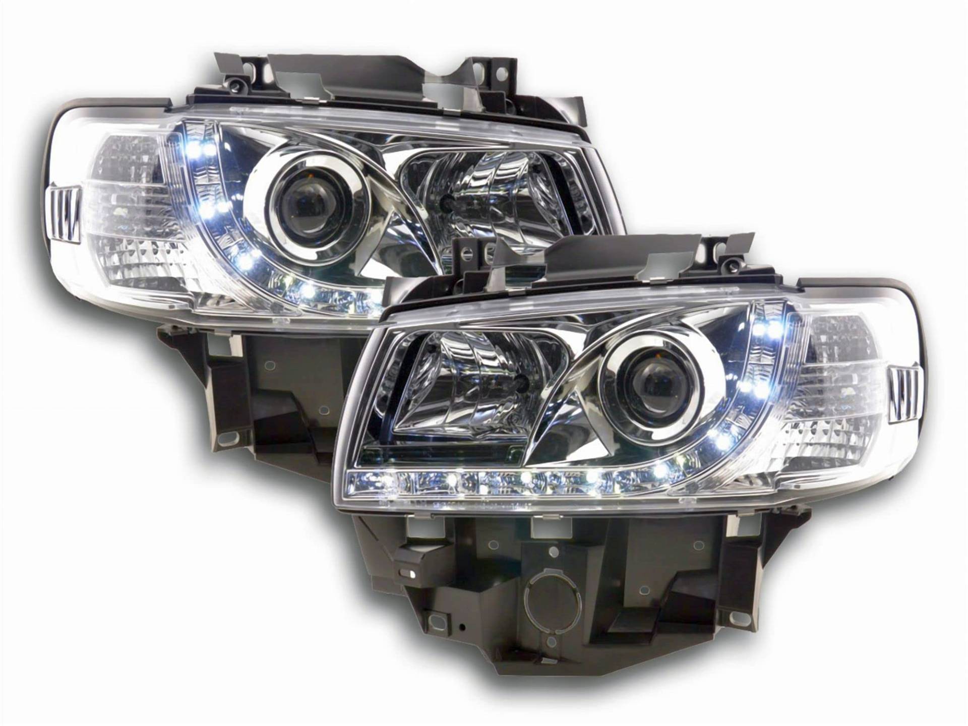 CR-Lights Led Scheinwerfer Set in chrom für VW T4 08.1996-03.2003 Multivan langer Vorderwagen CR-Lights Led Scheinwerfer Set in chrom für VW T4 08.1996-03.2003 Multivan langer Vorderwagen von CR-Lights