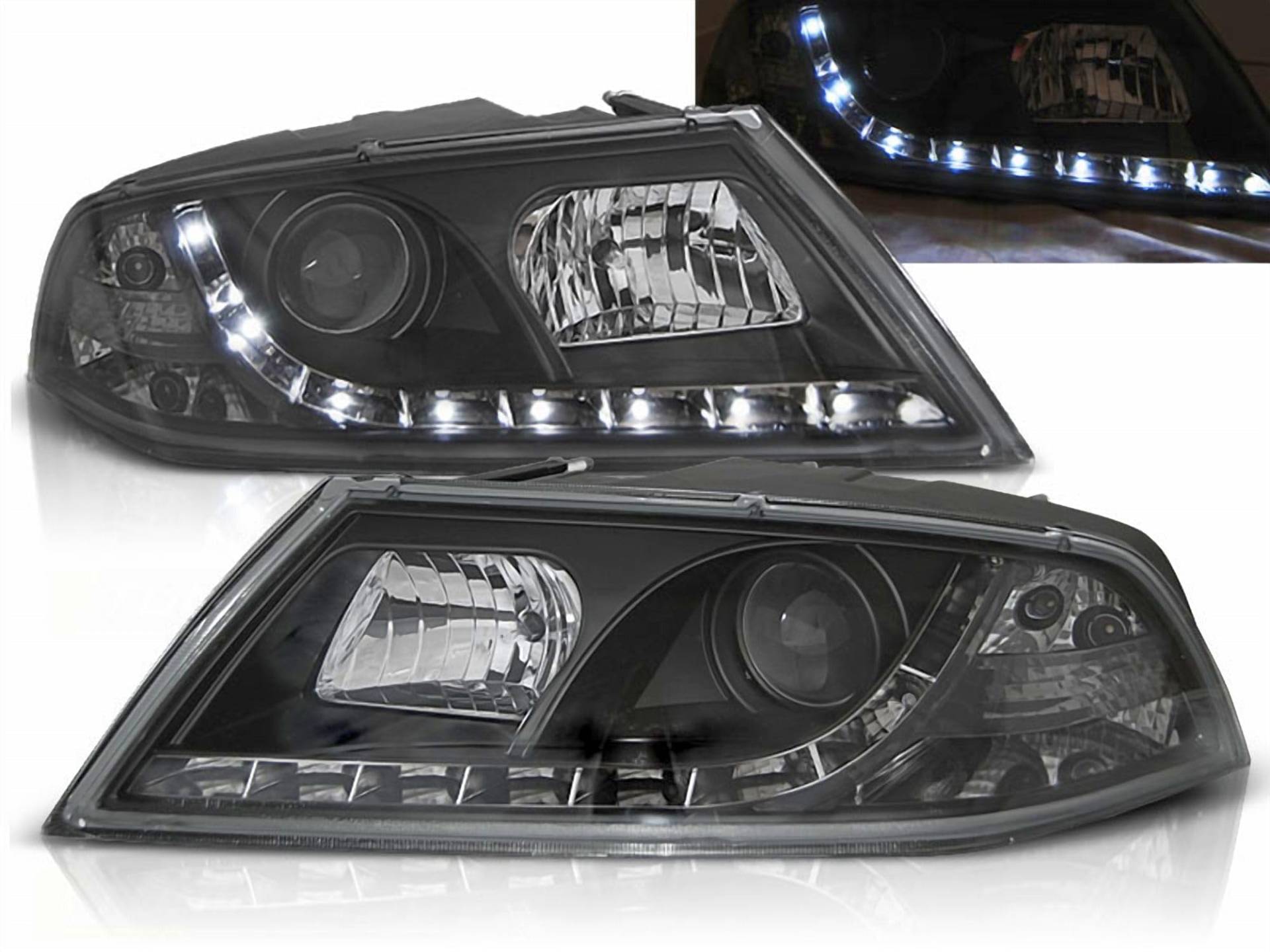 CR-Lights Led Scheinwerfer Set in schwarz für Skoda Octavia II 03.2004-2008 CR-Lights Led Scheinwerfer Set in schwarz für Skoda Octavia II 03.2004-2008 von CR-Lights