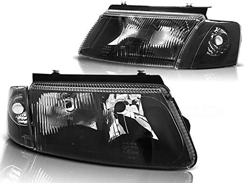 CR-Lights Scheinwerfer Set inkl Nebellicht schwarz für VW Passat B5 3B 11.1996-08.2000 von CR-Lights