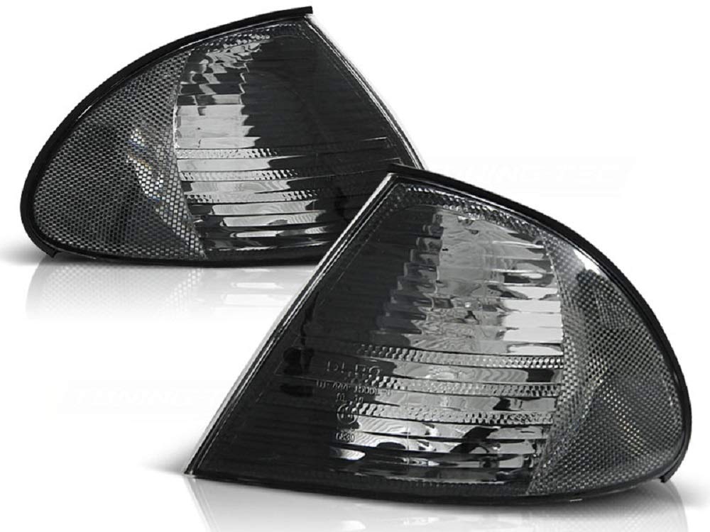 Frontblinker Set rauchglas smoke schwarz für BMW 3er E46 05.1998-08.2001 Limousine Touring Frontblinker Set rauchglas smoke schwarz für BMW 3er E46 05.1998-08.2001 Limousine Touring von CR-Lights