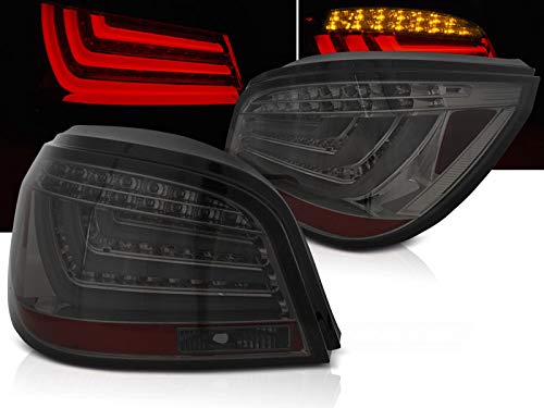 Für BMW E60 LCI 2007 bis 2010 LED Lightbar Rückleuchten in matt getönt von CR-Lights