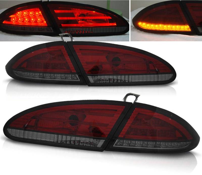LED Rückleuchten Set in rot smoke für Seat Leon 1P 06.2005-2009 von CR-Lights