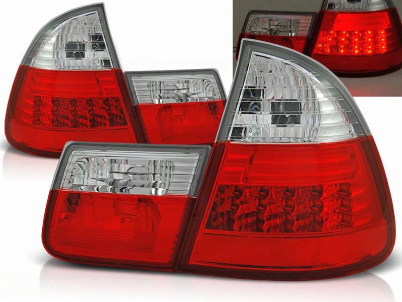 LED Rückleuchten Set rot weiß für BMW E46 1999-2005 von CR-Lights