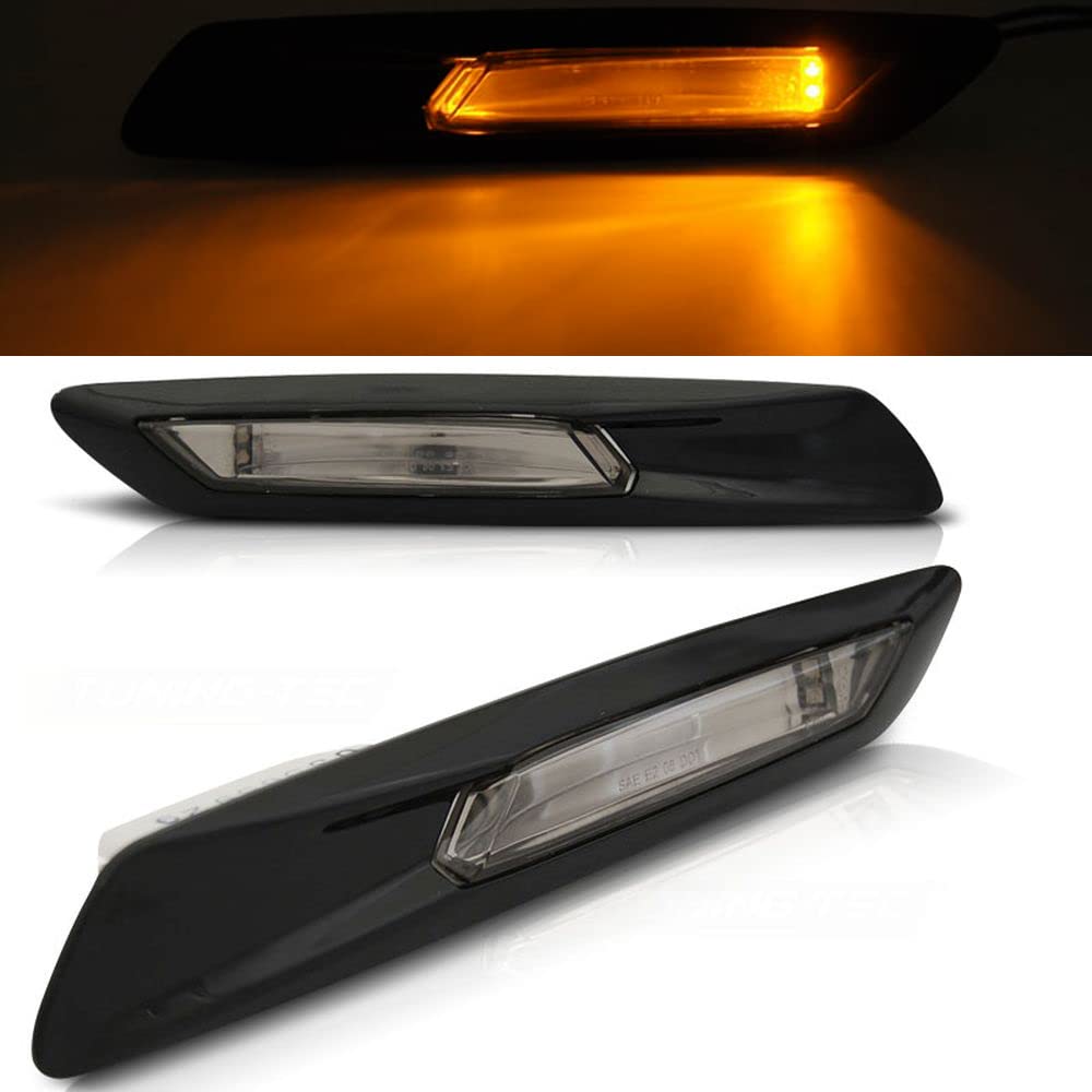 CR-Lights LED-Seitenblinker für 5er F10 F11 2010 2013, glänzender Rauch von CR-Lights