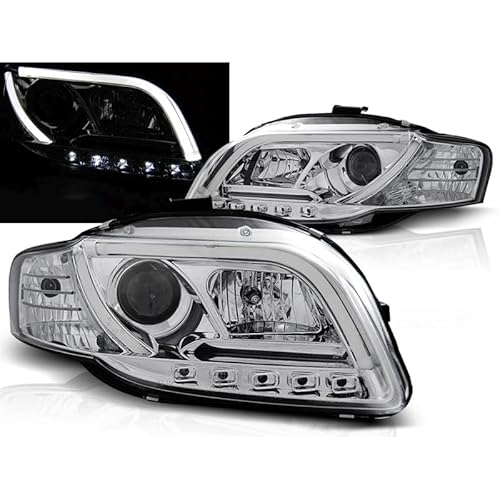 Led Light Tube Scheinwerfer in chrom für Audi A4 B7 11.2004-03.08 Led Light Tube Scheinwerfer in chrom für Audi A4 B7 11.2004-03.08 von CR-Lights