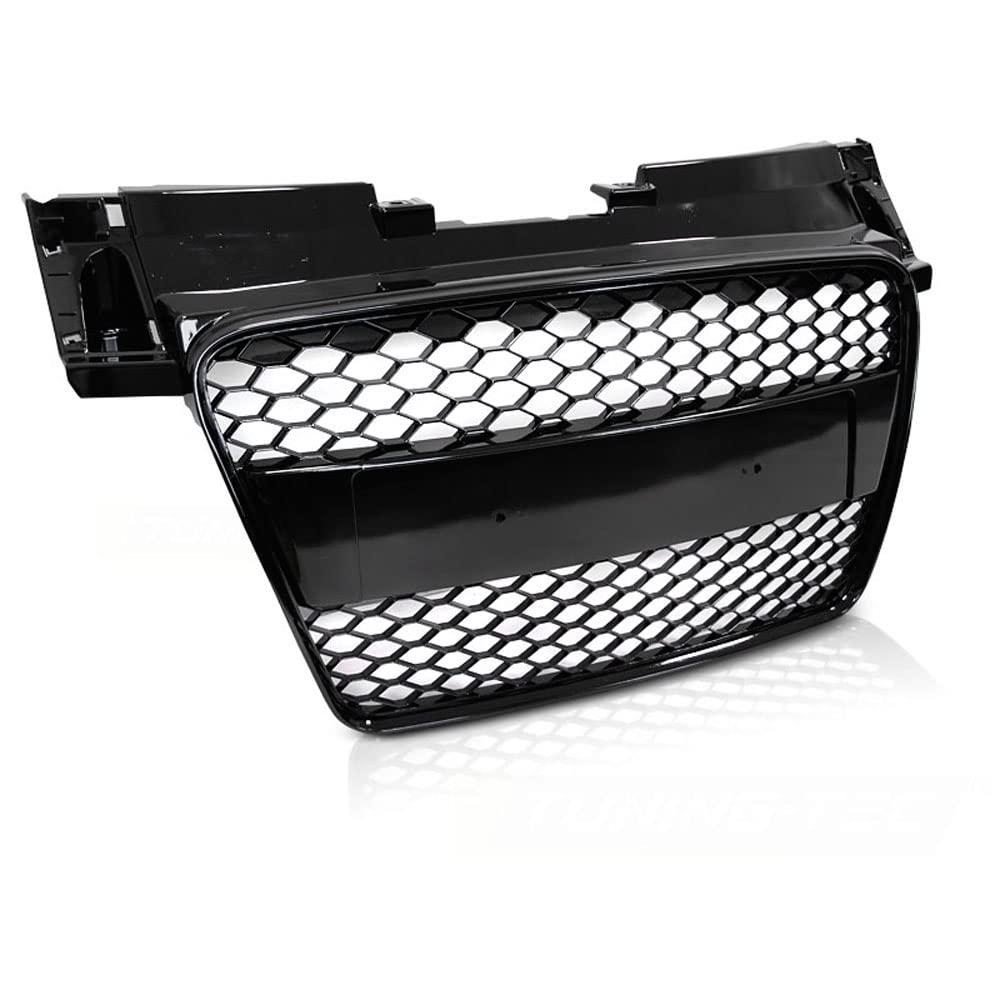 Sportgrill für Audi TT 8J 2006-2014 Coupe Roadster Glanzschwarz Frontgrill von CR-Lights