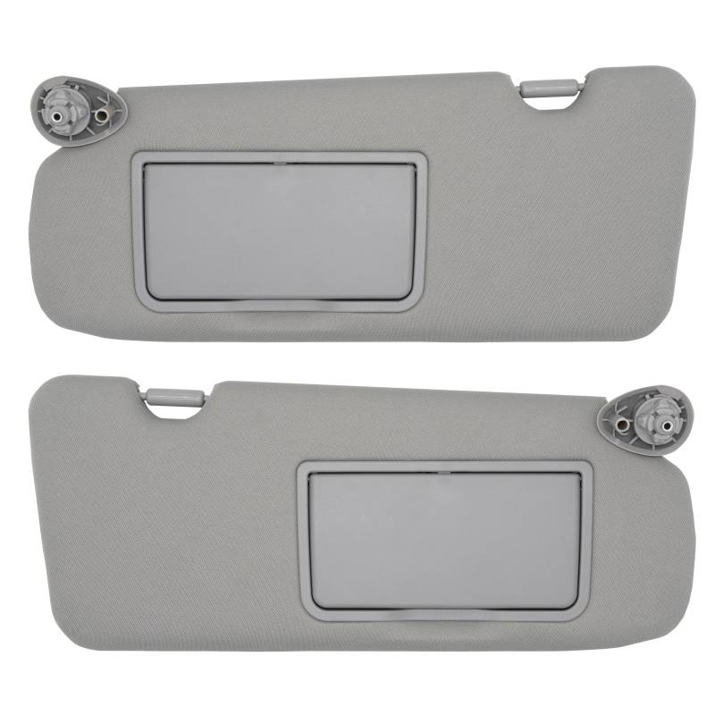 CRAZYPARTS Sonnenblende für Fahrer- und Beifahrerseite, kompatibel mit Honda CRV 2017–2022, Sonnenschutz ohne Licht, Ersatz 83280TLAA02ZB 83230TLAA02ZB, Farbe: Grau von CRAZYPARTS