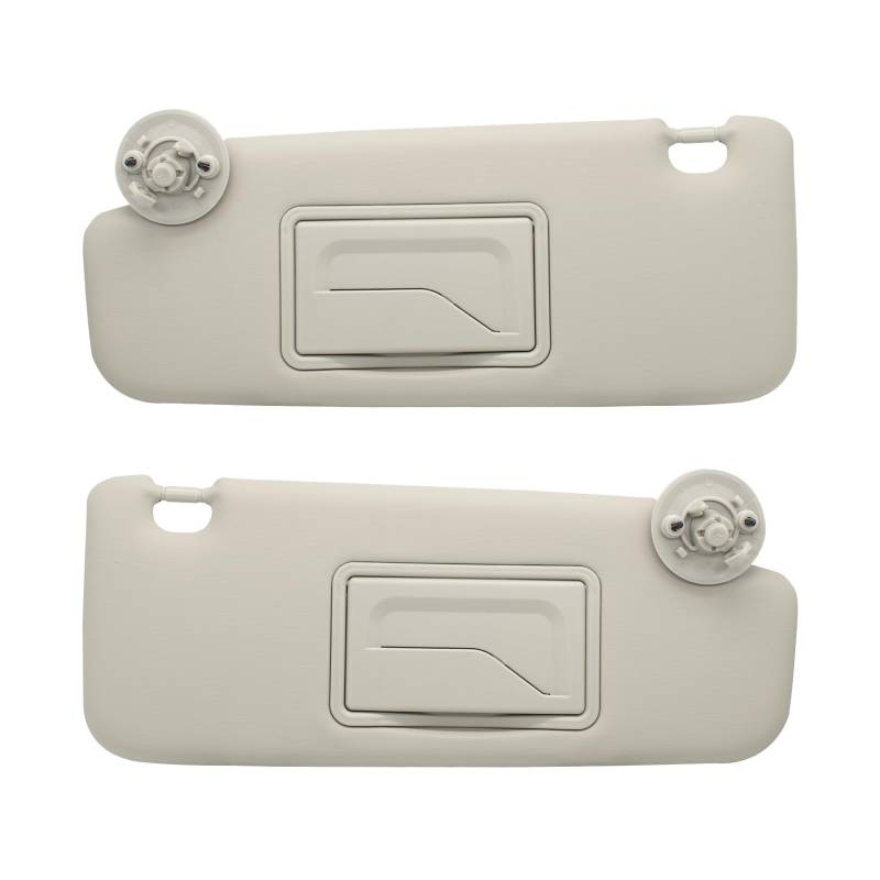 Sonnenblende für Fahrer Links und Beifahrer, rechts, kompatibel mit Chevy Sonic 2012-2019 Spark 2013-2016, Ersatznummer P95327509 P95327507, Farbe: Grau von CRAZYPARTS