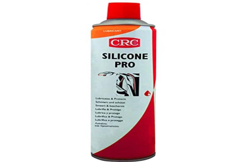 CRC 32695-AA 32695-AA-SILICONE Pro Synthetisches Gleitmittel aus Silikon, nährt Kunststoffe, Gummi, etc., 500 ml, Schwarz von CRC