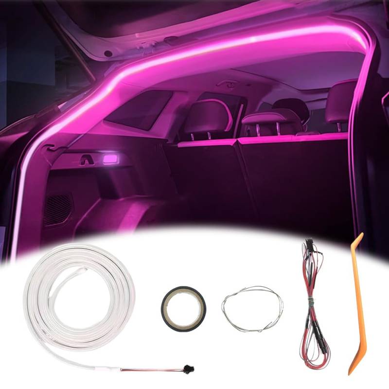 CRGANGZY LED -Auto Kofferraum Lichtstreifen Ambient Lighting Strip Flexible Schneiden universeller Auto -Innenlichter for jedes Autodarkreis von CRGANGZY