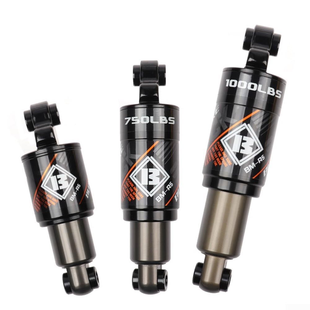 125190 mm Stoßdämpfer 453,6 kg für Elektroroller, Aluminium und Stahl Materialien (120 mm 250 kg) von CRIDENG