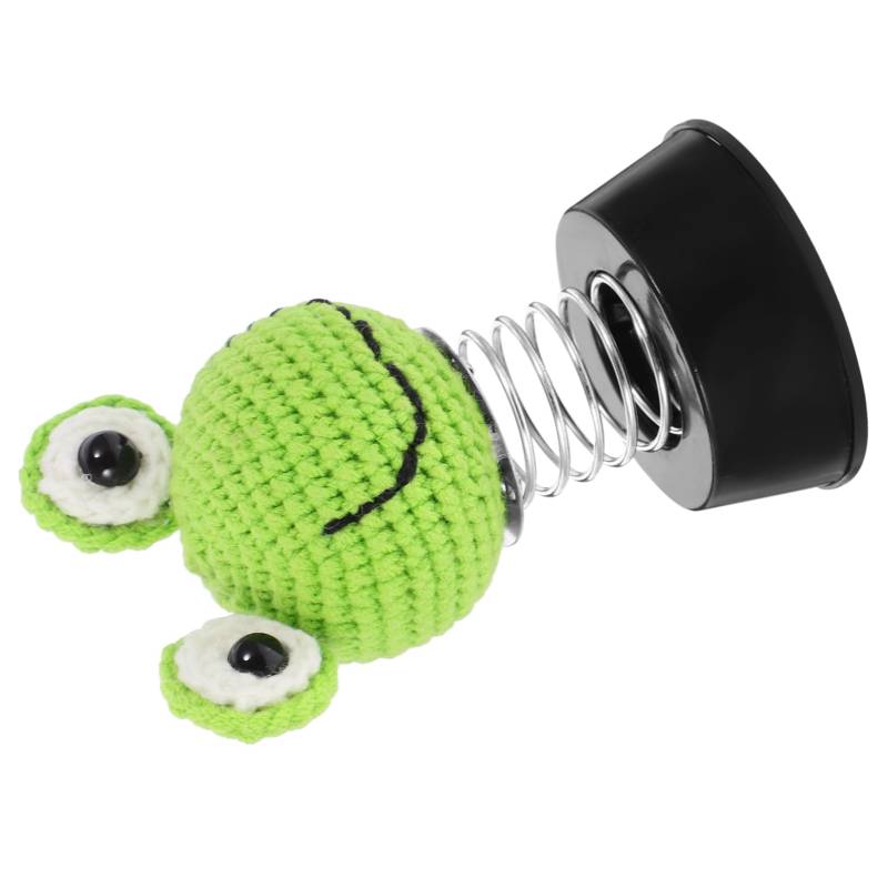 CRILSTYLEO Auto Armaturenbrett Dekoration Auto Armaturenbrett Ornament Häkeltier Häkeln Armaturenbrett Wackelköpfe Niedliche Armaturenbrett Dekoration Autoinnenausstattung Auto Wackelköpfe von CRILSTYLEO