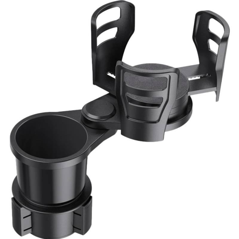 CRILSTYLEO Getränkehalter Für Auto Multifunktionaler Auto Becherhalter Erweiterbarer Getränkeorganizer Mit Doppelten Fächern Für Getränke Ideal Für Pkw Und LKW Praktisches Zubehör Für Ihr Fahrzeug von CRILSTYLEO