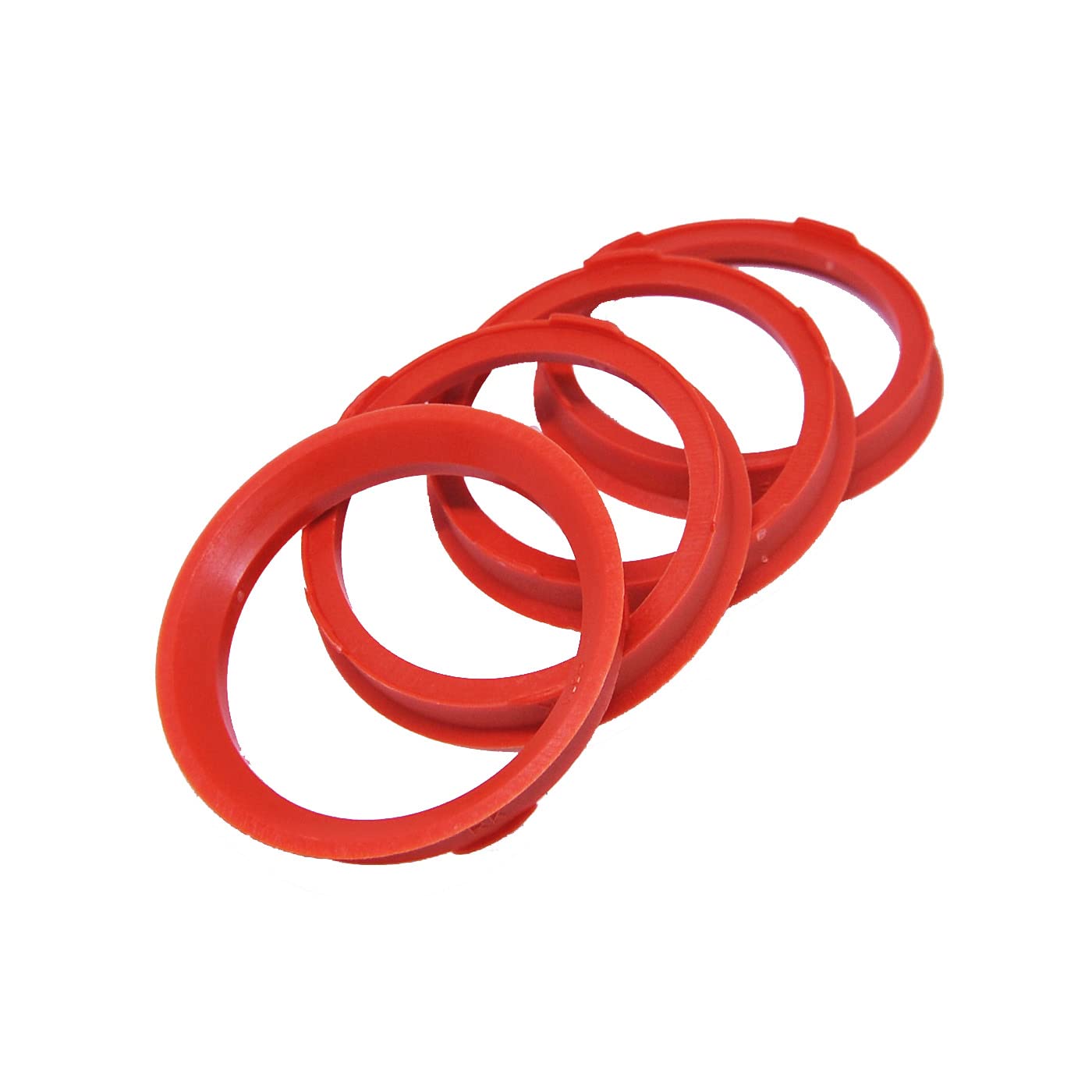 4X Zentrierringe 67,0 x 57,1 mm rot Felgen Ringe Made in Germany von RKC