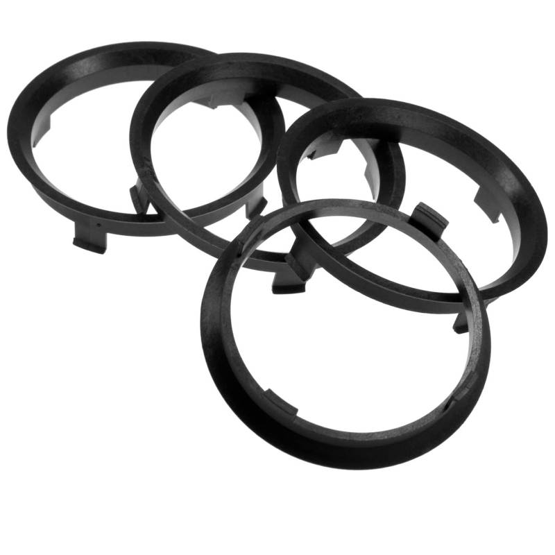 4X Zentrierringe 71,6 x 67,1 mm schwarz Felgen Ringe Made in Germany von RKC