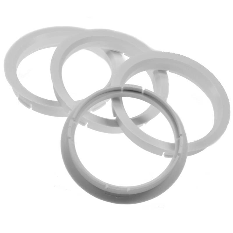 RKC Felgenringe (Hubcaps) 72,5 x 65,1 mm Weiß, Plastik, Acrylnitril-Butadien-Styrol, Selbstklebend von PGONA
