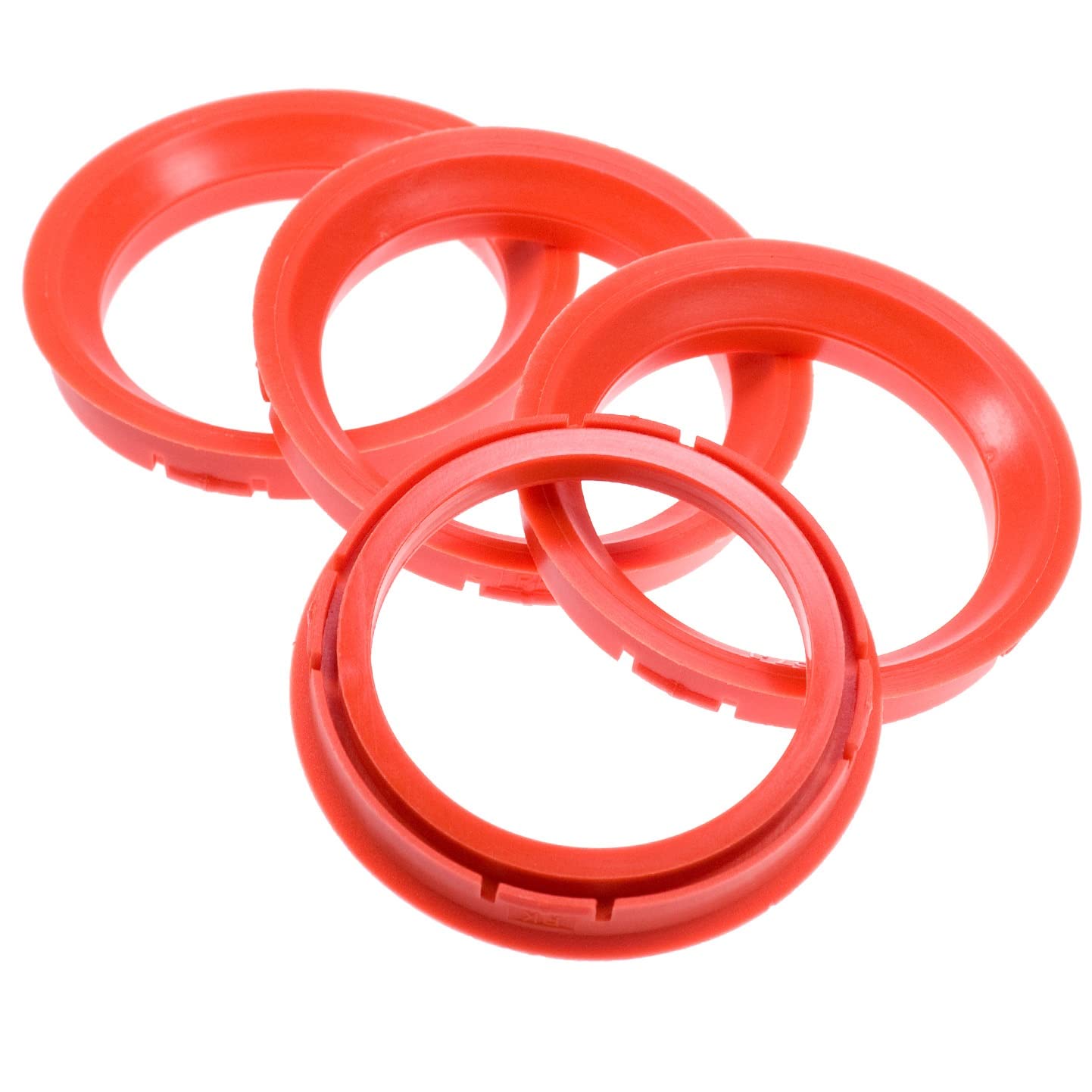 4X Zentrierringe 73,0 x 57,1 mm rot Felgen Ringe Made in Germany von RKC