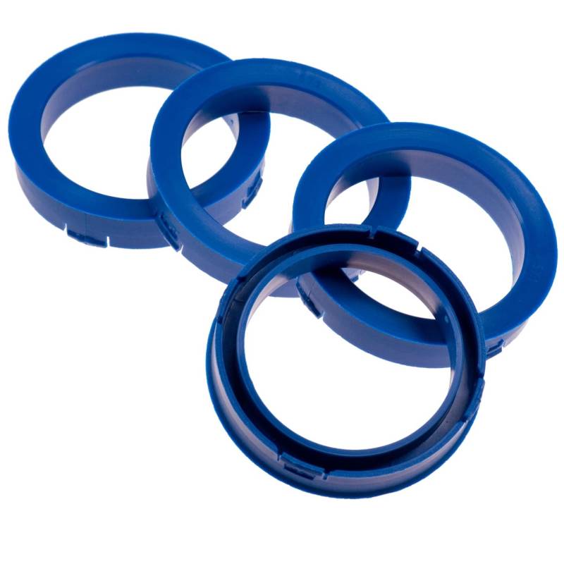 4X Zentrierringe 73,1 x 57,1 mm blau Felgen Ringe Made in Germany von PGONA
