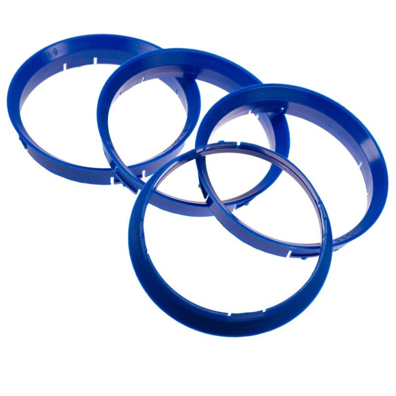 4X Zentrierringe 76,0 x 74,1 mm blau Felgen Ringe Made in Germany von RKC