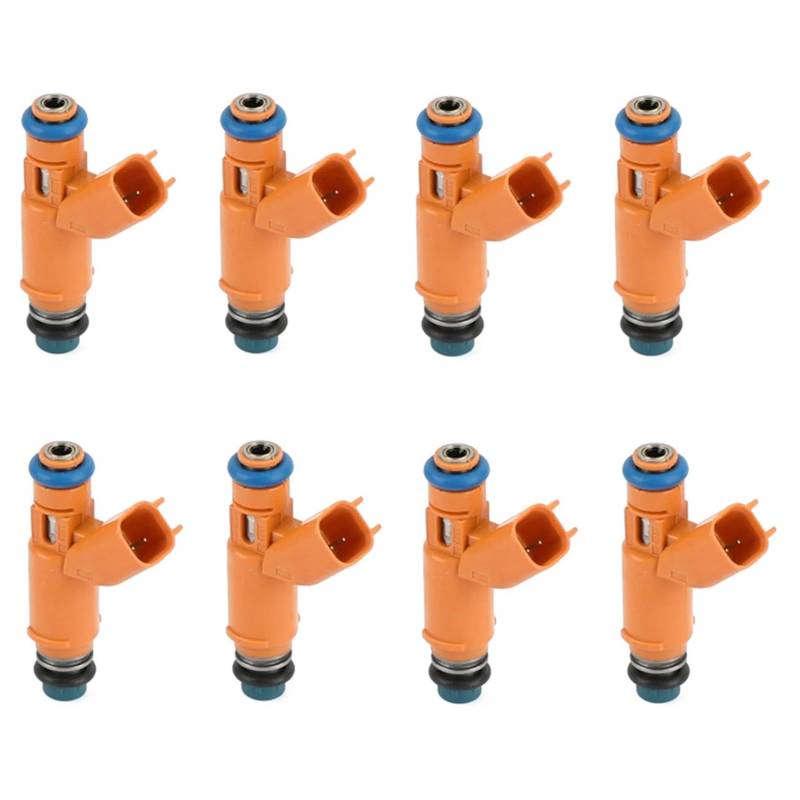 1 Satz mit 8 Einspritzdüsen AJ82353 4526563 195500-4280 2W93-AA 452656, für 05-09 Land Rover LR3 4.4L V8 Range Rover Sport von CRSUZSOU