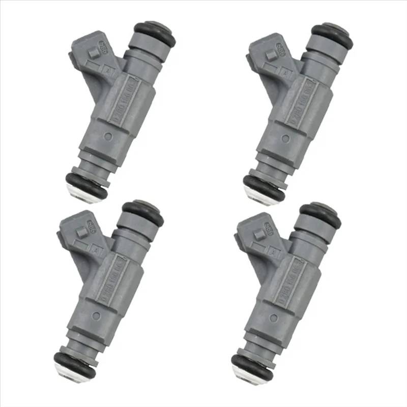 1 Satz von 4 0280156063 06A906031BC FJ896 Kraftstoffeinspritzdüsen für Audi A3 TT Quattro 1.8L L4 2003-2006 3.2L von CRSUZSOU