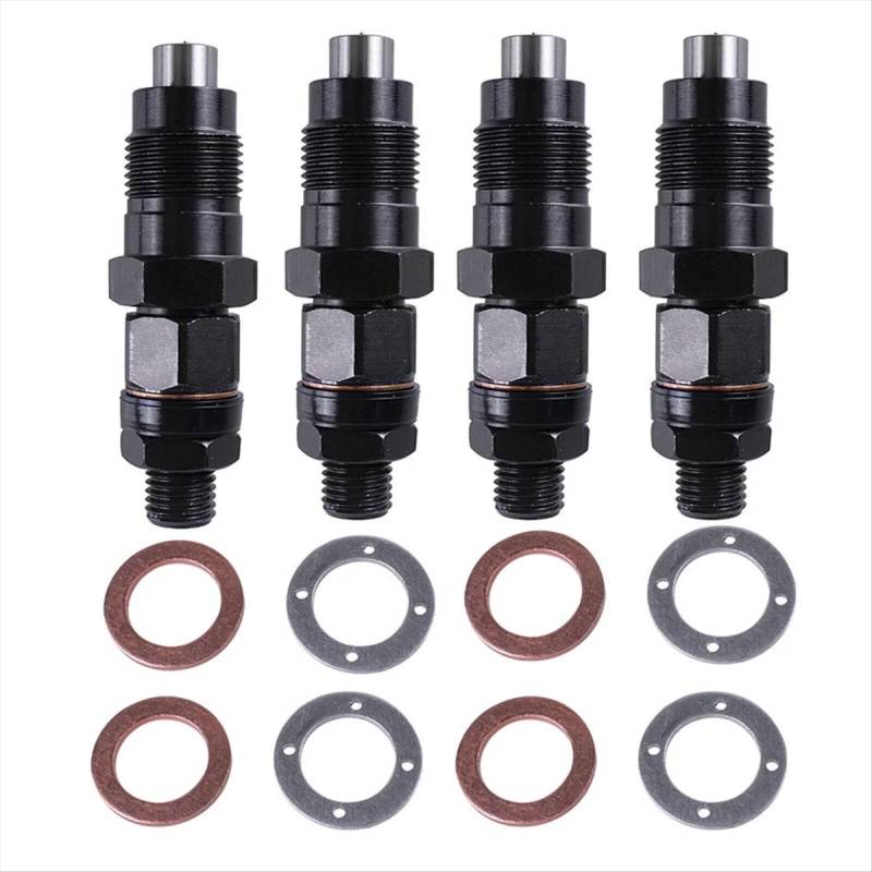 4 STÜCKE 093500-7020 23600-67040 Neue Diesel-Kraftstoffeinspritzdüsen für Toyota Hilux Surf Prado 1KZ-TE 3.0L von CRSUZSOU
