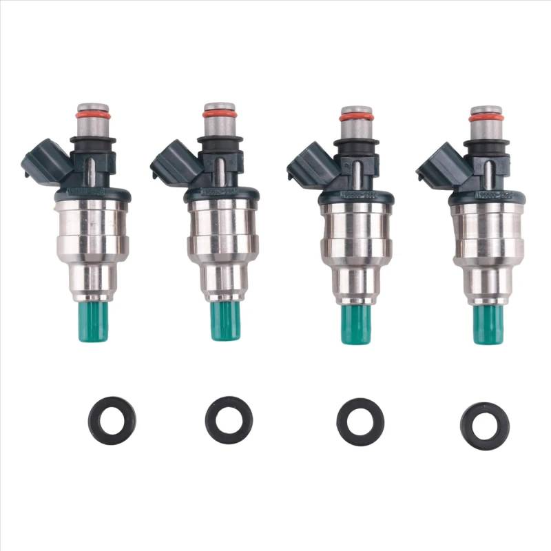 4 Stück 195500-2350 1955002350 Einspritzdüsen für Kraftfahrzeuge, für Suzuki Esteem 1.6L 1995-1997 von CRSUZSOU