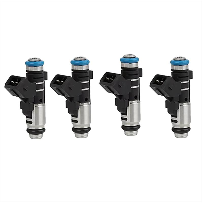 4 Stück Neue Benzin-Einspritzdüsen 0280158057, für FIAT, für Peugeot 206, für Citroen C2 C3 Partner 1.1 IPM002 1984.C9 0280156324 von CRSUZSOU