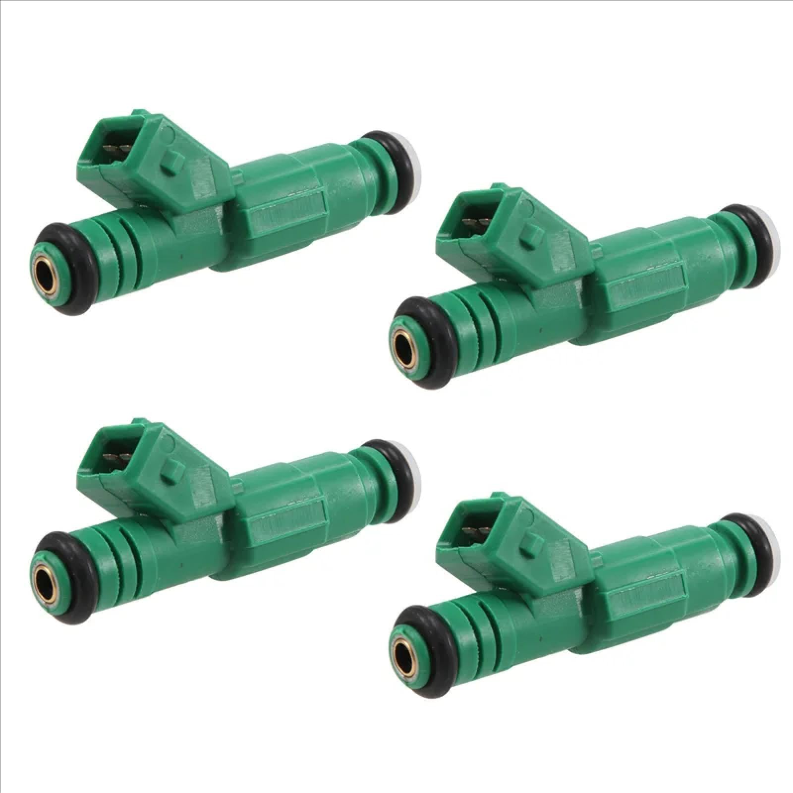 4-teilige grüne Einspritzdüsendüse 0280155968, für Chevrolet, für Ford, für Mustang, für Audi A4 LS1 LS6 440Cc 42Lb Bosch 440Cc 0280150558 4-teilige grüne Einspritzdüsendüse 0280155968, für Chevrolet, für Ford, für Mustang, für Audi A4 LS1 LS6 440Cc 42Lb Bosch 440Cc 0280150558 von CRSUZSOU
