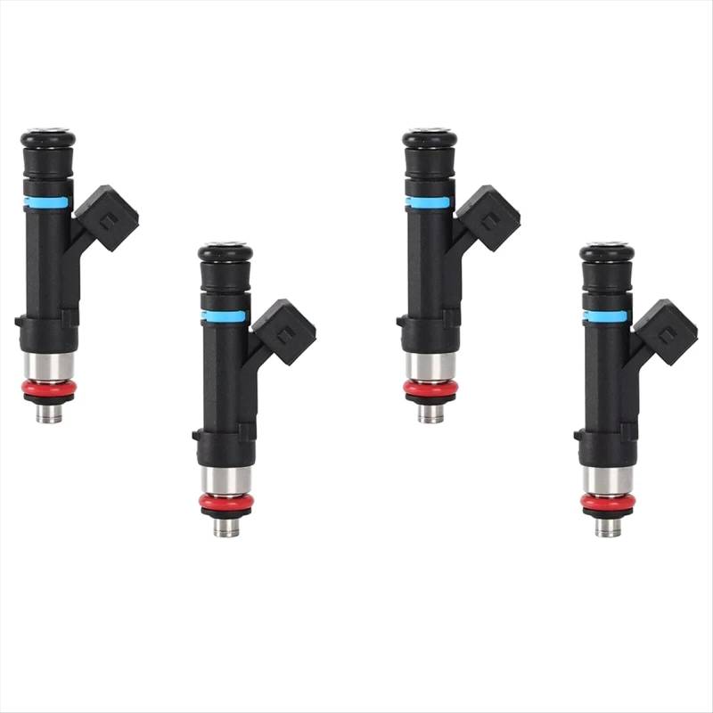 4X Kraftstoff Injektoren 0280158101 Fit, für Chevrolet Nubira Lacetti J200 1,8 L 96487557 von CRSUZSOU