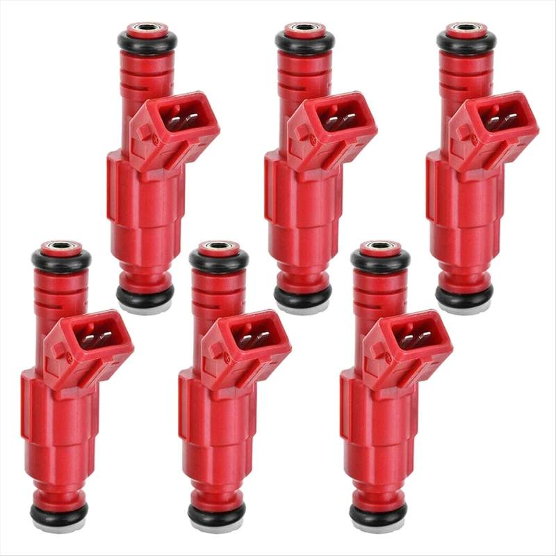 6 STÜCKE 0280155735 97TF-AA Kraftstoffinjektoren, für Ford Explorer 1997-1998 Ranger Aerostar 1997 V6 4.0L von CRSUZSOU