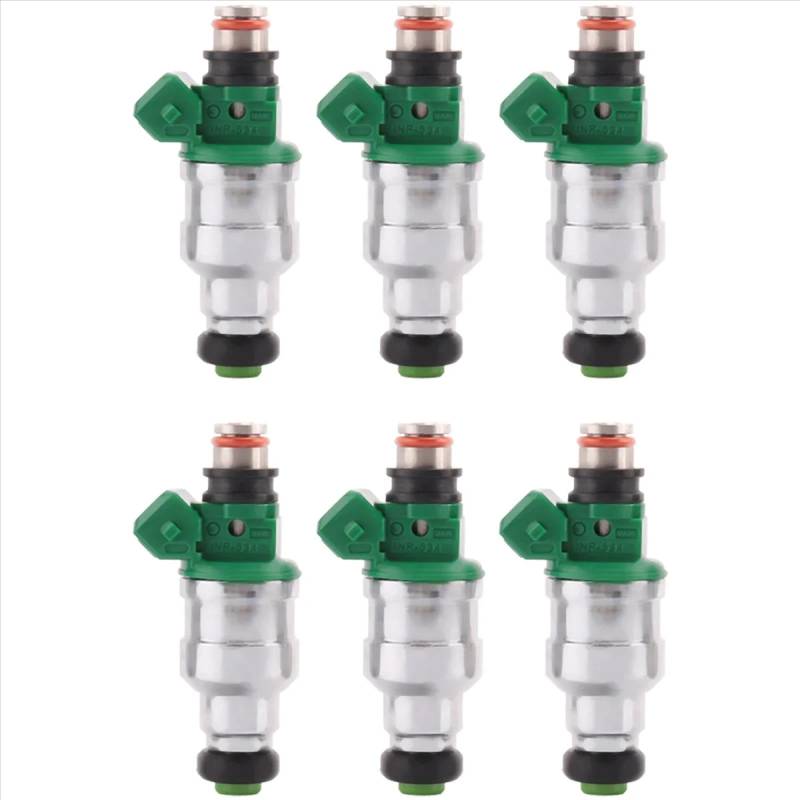 6 STÜCKE INP-534 Kraftstoffinjektor SDH240 MD189021 SDH-240 INP534, für Mitsubishi Montero SR 3.5L V6 - Gas 1994-1996 von CRSUZSOU