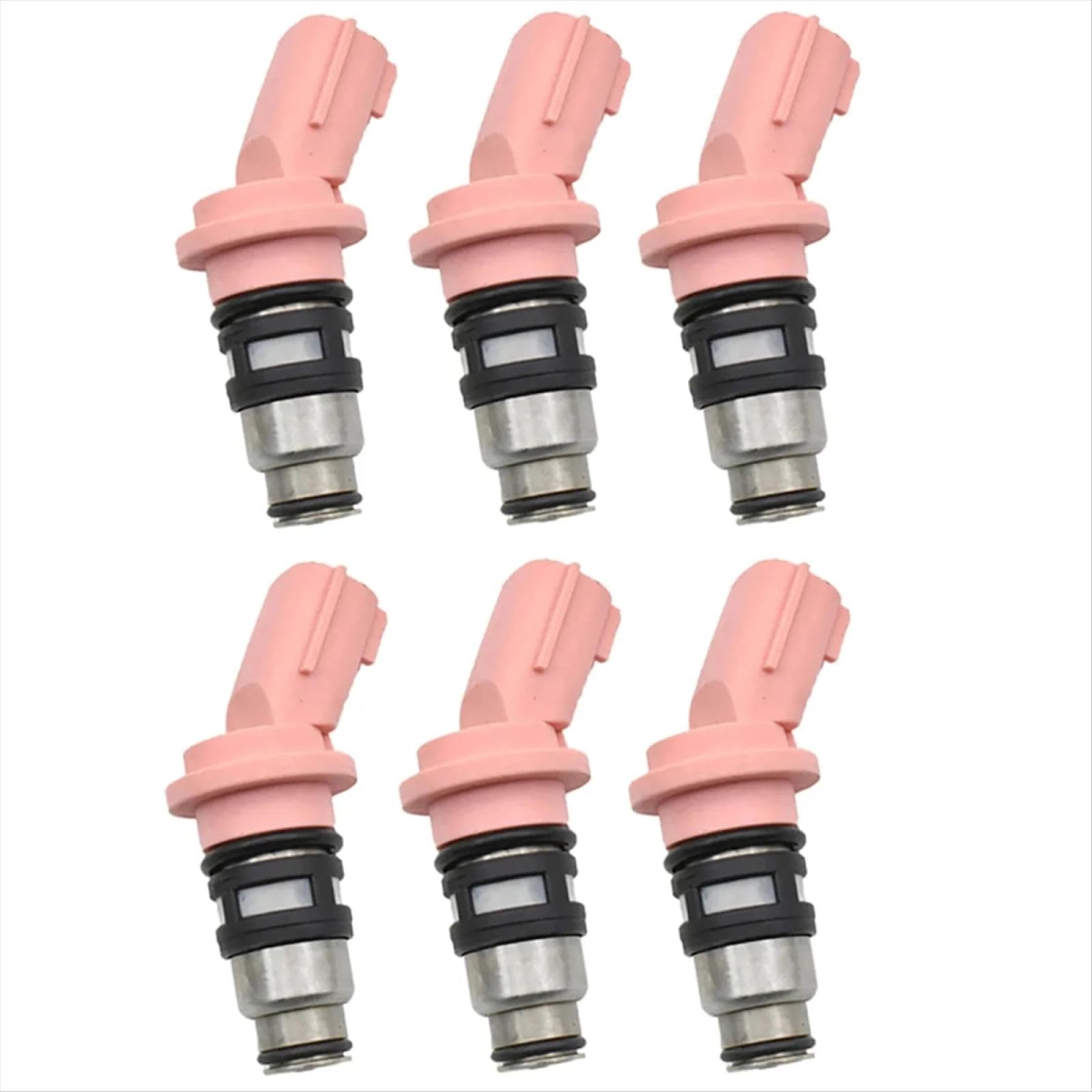 6 Stück Auto-Kraftstoffeinspritzdüsen 16600-73C00 A46-H02, für Sylphy 100NX Almera Primera Sunny 1660073C00 A46H02 6 Stück Auto-Kraftstoffeinspritzdüsen 16600-73C00 A46-H02, für Sylphy 100NX Almera Primera Sunny 1660073C00 A46H02 von CRSUZSOU