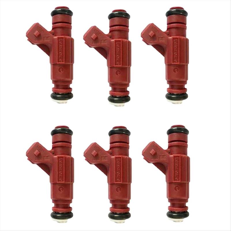 6 Stück Einspritzdüsen, für Ford Explorer 4.0L V6 2002 2003 2004 0280156028 von CRSUZSOU