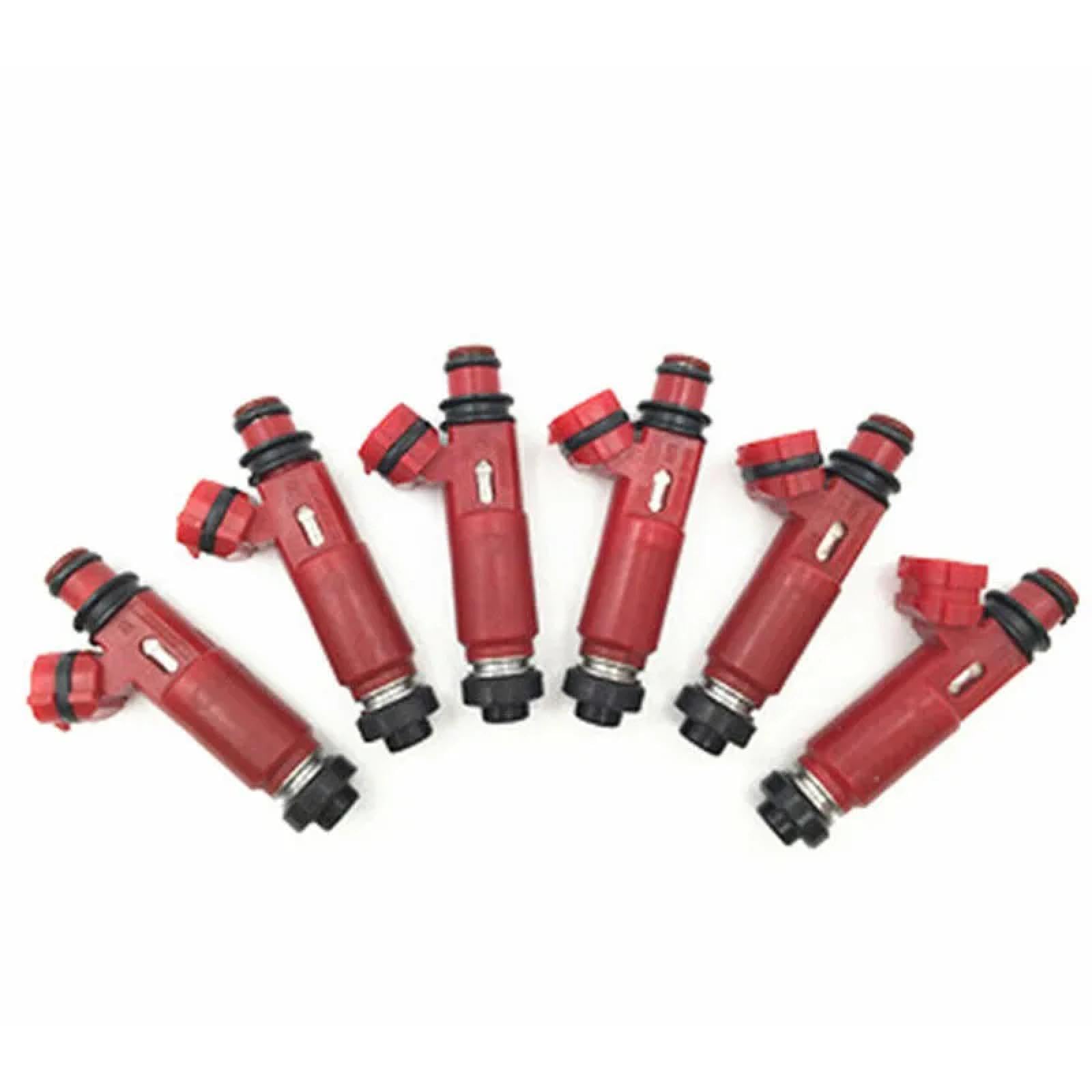 6-teilige Einspritzdüsen für Mitsubishi Montero 2001 2002 3,5 l V6. Teilenummer: MD357267 195500-3970 1955003970 6-teilige Einspritzdüsen für Mitsubishi Montero 2001 2002 3,5 l V6. Teilenummer: MD357267 195500-3970 1955003970 von CRSUZSOU
