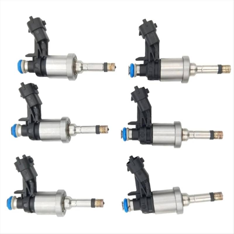 6PCS Kraftstoff Injektor 12638530 12669384 2173445 4G2051, für Buick Enclave, für Cadillac Cts Chevrolet Camaro GMC von CRSUZSOU