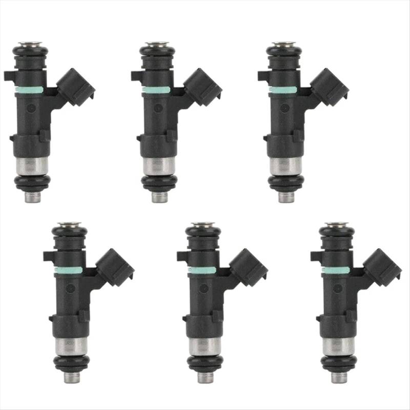 6PCS Kraftstoff Injektoren, für Infiniti QX56, für Nissan Frontier Xterra 4,0 L 0280158007 16600-7S000 von CRSUZSOU