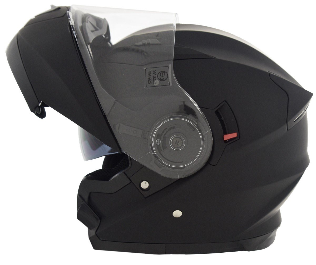 CRUIZER Helm Modular Motorrad zugelassen ece-22 – 05, schwarz matt, Größe L von CRUIZER