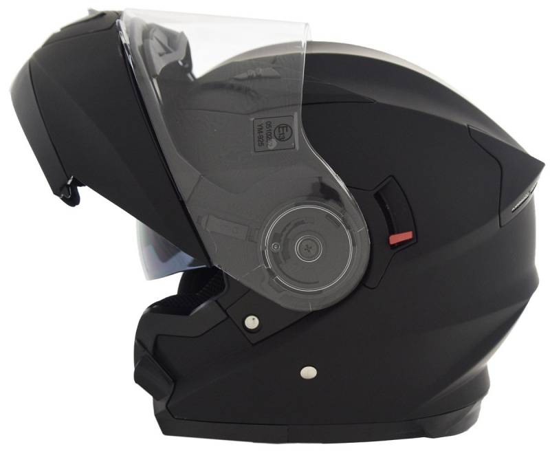 CRUIZER Helm Modular Motorrad zugelassen ece-22 – 05, schwarz matt, Größe L von CRUIZER