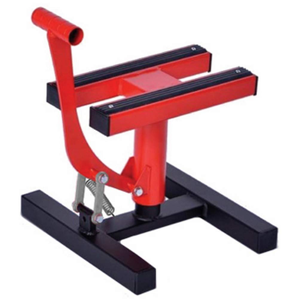 Cruizer - Mittelständer Motorradheber Rot Cross Enduro Motard für Wartung, maximale Tragkraft 200 kg Cruizer - Mittelständer Motorradheber Rot Cross Enduro Motard für Wartung, maximale Tragkraft 200 kg von CRUIZER