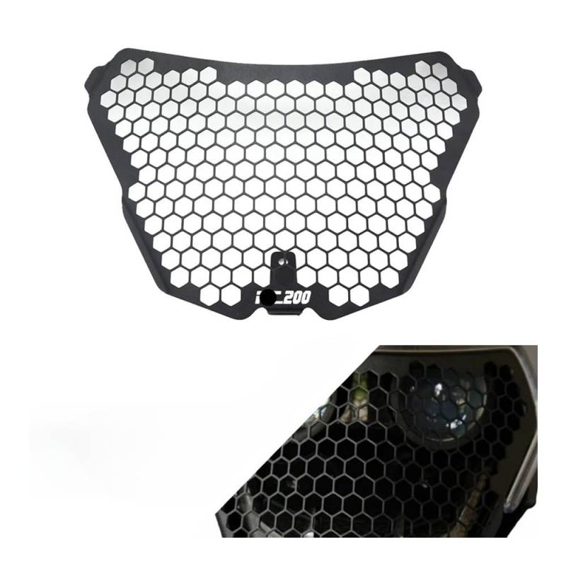 CSABFGDK Scheinwerferschutzgitter für Motorrad, Kühlergrill, Lichtschutz für RC 125 200 RC390 RC125 RC200 Rc390/125 2014-2021 Scouting von CSABFGDK
