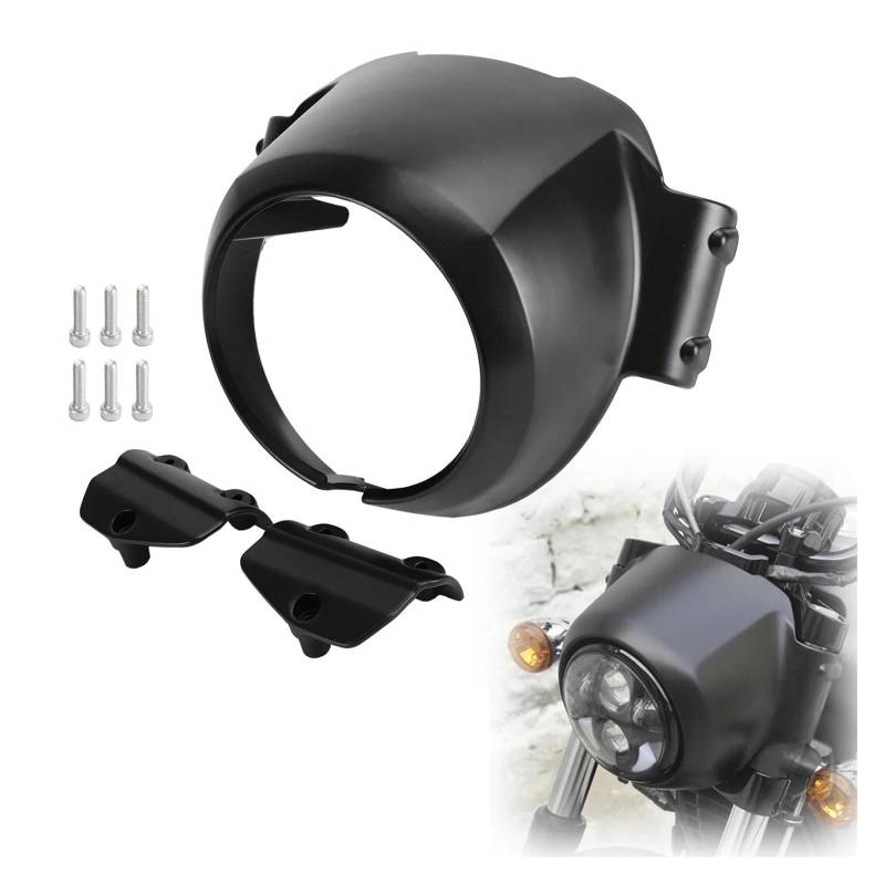 Motorrad Scheinwerfer Abdeckung Schutz Motorrad Scheinwerfer Lampe Verkleidung Abdeckung Schutz Zubehör Für Indian Scout Sixt 2016-2023 Indian Scout 2015-2023 von CSABFGDK